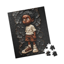 Load image into Gallery viewer, Wonder in His Eyes – Textured Clay Art &amp; Childhood Portrait Puzzle (110, 252, 520, 1014-piece)

