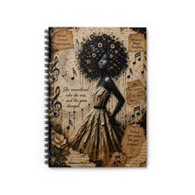 Load image into Gallery viewer, Melanin Magic Spiral Notebook - Ruled Line
