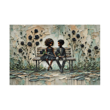 Load image into Gallery viewer, Whispers Between Us – Children &amp; Black Roses | Emotional Textured Art Puzzle (110, 252, 520, 1014-piece)
