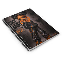 Load image into Gallery viewer, Charcoal Bornze Cry Baby Notes Spiral Notebook - Ruled Line
