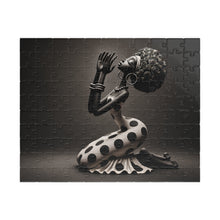 Load image into Gallery viewer, Grace in Stillness – Elegant Black &amp; White Inspirational Art Puzzle (110, 252, 520, 1014-piece)
