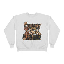 Load image into Gallery viewer, Quiet on the Creek | Less Talk More Peace Luxury Streetwear Graphic Unisex EcoSmart® Crewneck Sweatshirt

