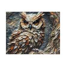 Load image into Gallery viewer, Midnight Guardian – Majestic Owl Jigsaw Puzzle (110, 252, 520, 1014-piece)

