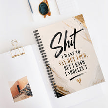 Load image into Gallery viewer, Unfiltered Thoughts Spiral Notebook - Ruled Line
