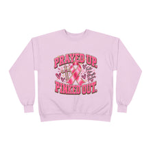 Load image into Gallery viewer, Prayed Up Pinked Out Breast Cancer Awareness Unisex EcoSmart® Crewneck Sweatshirt

