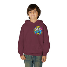 Load image into Gallery viewer, Good Vibes Youth Heavy Blend Hooded Sweatshirt
