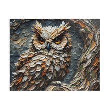 Load image into Gallery viewer, Midnight Guardian – Majestic Owl Jigsaw Puzzle (110, 252, 520, 1014-piece)

