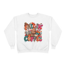 Load image into Gallery viewer, Fall-In’ for Coffee Unisex EcoSmart® Crewneck Sweatshirt
