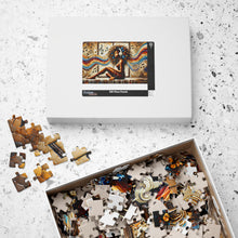 Load image into Gallery viewer, Rhythm of Her Soul – Colorful Afro Art Puzzle (110, 252, 520, 1014-piece)
