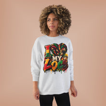 Load image into Gallery viewer, I Love My Locs Unisex EcoSmart® Crewneck Sweatshirt
