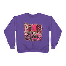 Load image into Gallery viewer, Pink Is More Than a Color Breast Cancer Awareness Unisex EcoSmart® Crewneck Sweatshirt
