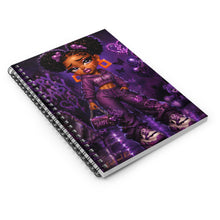 Load image into Gallery viewer, Purple Drip Cry Baby Spiral Notebook (I) - Ruled Line
