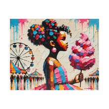 Load image into Gallery viewer, Cotton Candy Dreams –  Carnival Colorful Textured Art Puzzle (110, 252, 520, 1014-piece)
