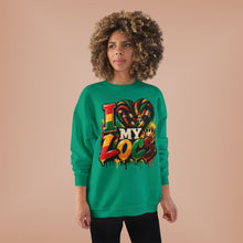 Load image into Gallery viewer, I Love My Locs Unisex EcoSmart® Crewneck Sweatshirt
