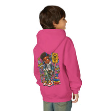 Load image into Gallery viewer, Cool Kids, Brighter Tomorrow Youth Heavy Blend Hooded Sweatshirt
