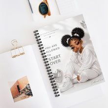 Load image into Gallery viewer, Crystal Ice Emotional Support Spiral Notebook - Ruled Line
