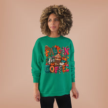 Load image into Gallery viewer, Fall-In’ for Coffee Unisex EcoSmart® Crewneck Sweatshirt
