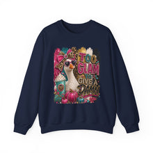 Load image into Gallery viewer, Too Glam to Give a Damn Goose Unisex Heavy Blend™ Crewneck Sweatshirt
