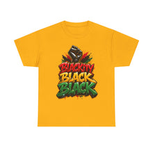 Load image into Gallery viewer, Blackity Black Black T-Shirt | Juneteenth Black Pride Graffiti Streetwear TeeUnisex Heavy Cotton Tee
