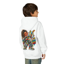 Load image into Gallery viewer, Small Kid Big Sound Kids Hoodie – Little Rockstar Music Graphic Youth Heavy Blend Hooded Sweatshirt
