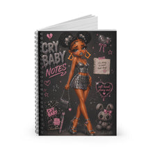 Load image into Gallery viewer, Smoke Cry Baby Spiral Notebook - Ruled Line
