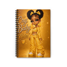 Load image into Gallery viewer, Golden Honey Pretty Little Notes Spiral Notebook - Ruled Line

