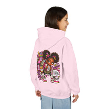 Load image into Gallery viewer, Smart Girls Change the World Youth Heavy Blend Hooded Sweatshirt
