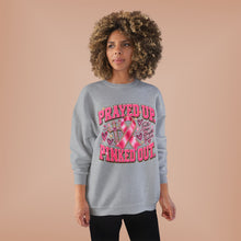Load image into Gallery viewer, Prayed Up Pinked Out Breast Cancer Awareness Unisex EcoSmart® Crewneck Sweatshirt
