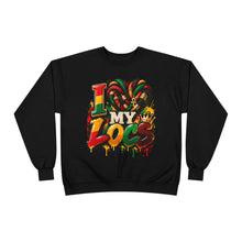 Load image into Gallery viewer, I Love My Locs Unisex EcoSmart® Crewneck Sweatshirt
