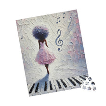Load image into Gallery viewer, Melody of Dreams – Little Girl &amp; Piano Jigsaw Puzzle (110, 252, 520, 1014-piece)
