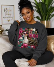 Load image into Gallery viewer, Too Glam to Give a Damn Goose Unisex Heavy Blend™ Crewneck Sweatshirt
