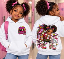 Load image into Gallery viewer, Smart Girls Change the World Youth Heavy Blend Hooded Sweatshirt
