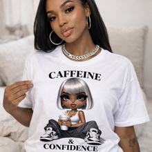 Load image into Gallery viewer, Caffeine &amp; Confidence T-Shirt
