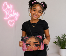 Load image into Gallery viewer, Pink Cry Baby Crossbody Bag
